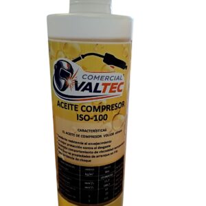 ACEITE ISO-100 PARA COMPRESOR DE PISTON 500CC.