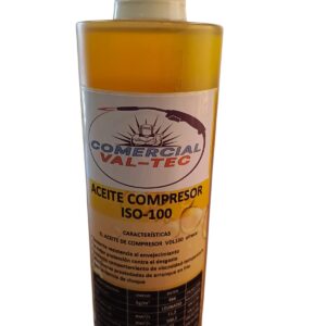 ACEITE ISO-100 PARA COMPRESOR DE PISTON 500CC.