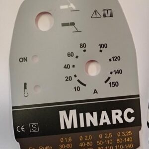 STICKERS PANEL FRONTAL KEMPPI MINARC 150