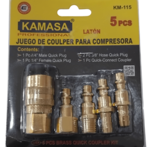 KIT ACOPLES/CONECTOR RAPIDO PARA COMPRESOR