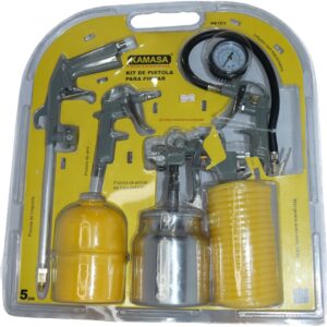 KIT DE PISTOLAS Y ACCESORIOS COMPRESOR
