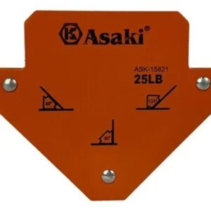 Escuadra Magnetica Asaki  25lb 45° 90° 135° Tds